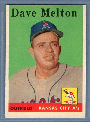 1958 Topps #391 Dave Melton VG-EX  GO401