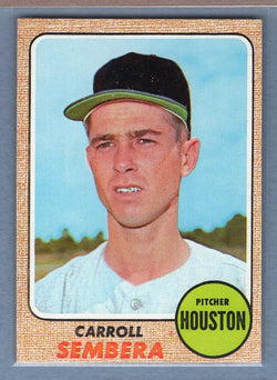 1968 Topps #207 Carroll Sembera(b) EX  GO250
