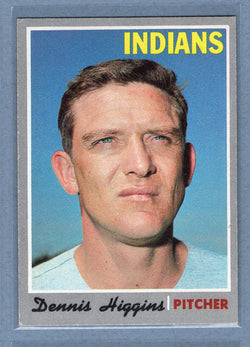 1970 Topps #257 Dennis Higgins  EX-MT  GO680