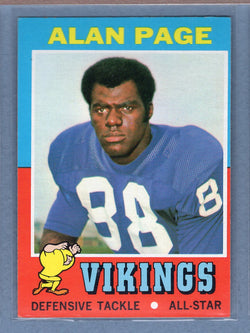 1971 Topps #71 Alan Page (HOF) (a) EX-MT  GO600