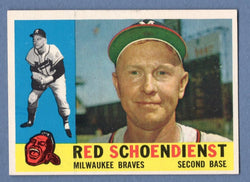 1960 Topps #335 Red Schoendienst (HOF) EX-MT  GO560