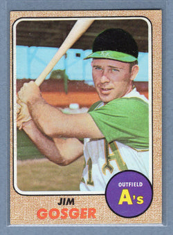 1968 Topps #343 Jim Gosger (b)  EX-MT  GO550
