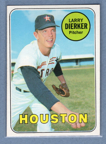 1969 Topps #411 Larry Dierker(b) EX-MT  GO850