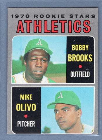 1970 Topps #381 Athletics Rookies   EX  GO900