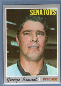 1970 Topps #328 George Brunet VG-EX