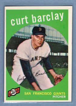 1959 Topps #307 Curt Barclay EX-MT  GO200