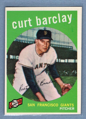 1959 Topps #307 Curt Barclay EX-MT  GO200