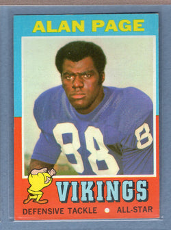 1971 Topps #71 Alan Page (HOF) (b) EX-MT  GO600