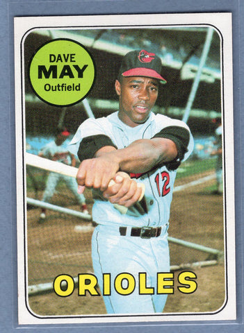 1969 Topps #113 Dave May (b) EX-MT  GOWABB