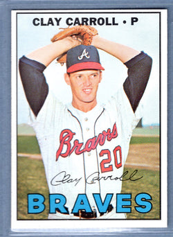 1967 Topps #219 Clay Carroll EX-MT  GO510