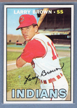 1967 Topps #145 Larry Brown EX  GO215