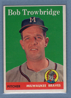 1958 Topps #252 Bob Trowbridge (mk) (a) VG  GO501