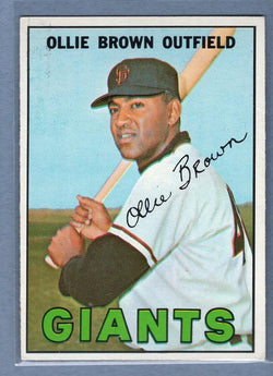 1967 Topps #83 Ollie Brown EX-MT  GO523