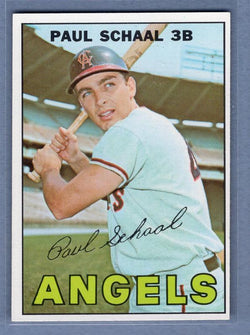 1967 Topps #58 Paul Schaal (Bat Natural Above Name) EX-MT  GO100