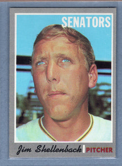 1970 Topps #389 Jim Shellenback  (a) EX  GO900