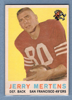 1959 Topps #42 Jerry Mertens  VG-EX  GO801