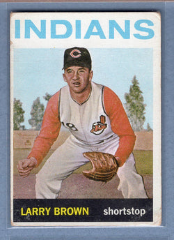 1964 Topps #301 Larry Brown (a) VG  GO441