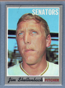 1970 Topps #389 Jim Shellenback  (b) EX  GO900