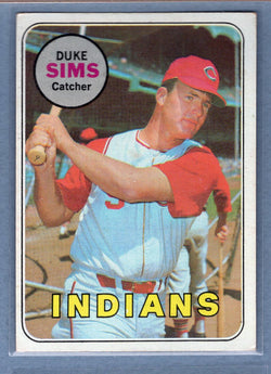 1969 Topps #414 Duke Sims EX  GO850