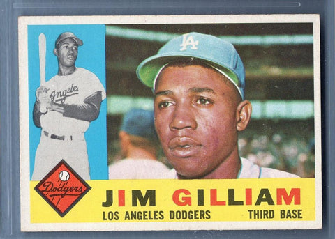1960 Topps #255 Jim Gilliam EX-MT  Set Break C