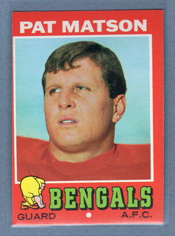 1971 Topps #72 Pat Matson (a) EX  GO600