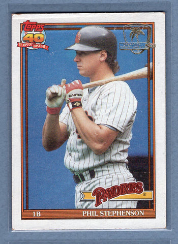 1991 Topps Desert Shield #726 Phil Stephenson  NM  GO625