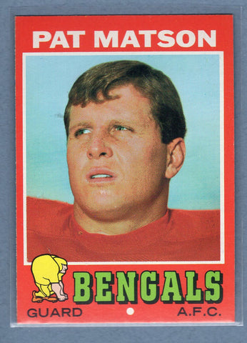 1971 Topps #72 Pat Matson (b) EX-MT  GO600