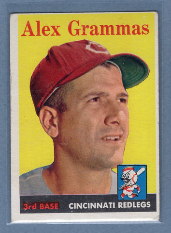 1958 Topps #254 Alex Grammas (b) VG  GO501