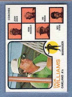 1973 Topps #179 A's Mgr./Coaches EX-MT  GO443