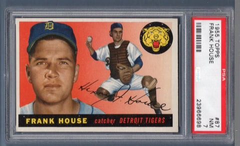 1955 Topps #87 Frank House (23966698) PSA 7
