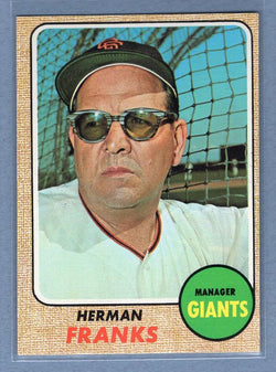 1968 Topps #267 Herman Franks EX-MT  GO534