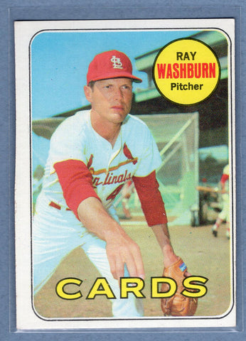 1969 Topps #415 Ray Washburn EX  GO850