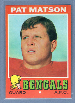 1971 Topps #72 Pat Matson (c) EX-MT  GO600