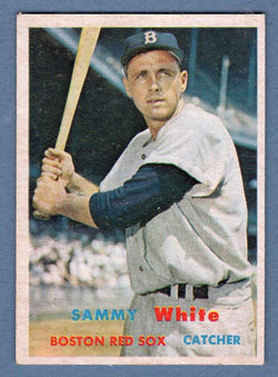 1957 Topps #163 Sammy White EX  GO215