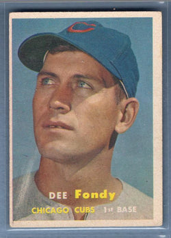 1957 Topps #42 Dee Fondy VG-EX     GO80
