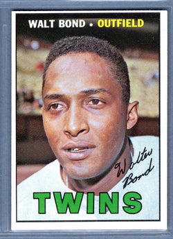 1967 Topps #224 Walt Bond EX-MT  GO510