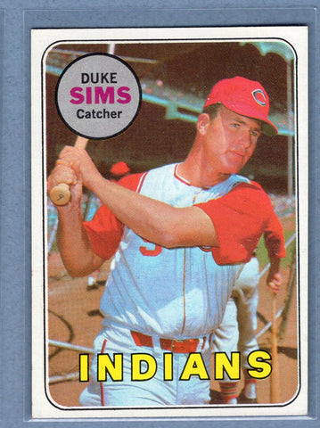 1969 Topps #414 Duke Sims (a) EX-MT  GO700