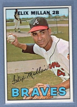 1967 Topps #89 Felix Millan EX-MT  GO523