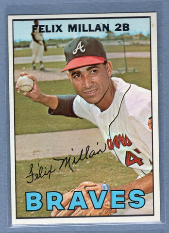 1967 Topps #89 Felix Millan EX-MT  GO523
