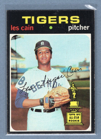 1971 Topps #101 Les Cain (a) EX  GO950