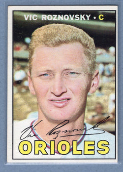 1967 Topps #163 Vic Roznovsky EX  GO215