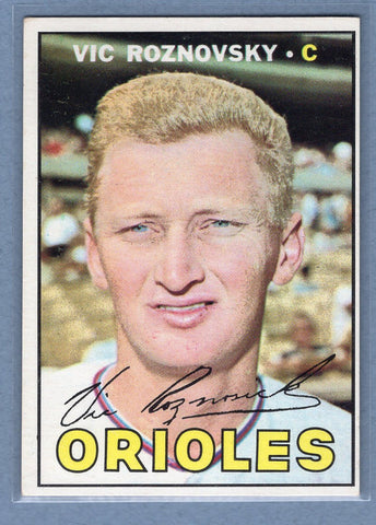 1967 Topps #163 Vic Roznovsky EX  GO215