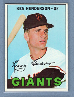 1967 Topps #383 Ken Henderson EX-MT    GO323