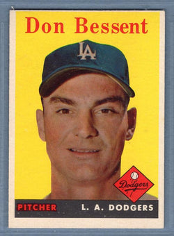 1958 Topps #401 Don Bessent EX  GO401