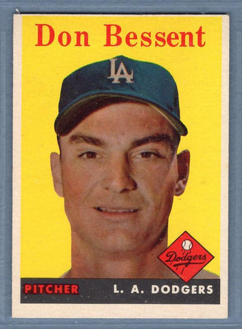 1958 Topps #401 Don Bessent EX  GO401