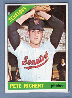1966 Topps #95 Pete Richert (b) EX  GO301