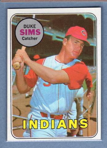 1969 Topps #414 Duke Sims (c) EX-MT  GO700