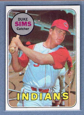 1969 Topps #414 Duke Sims (d) EX-MT  GO700