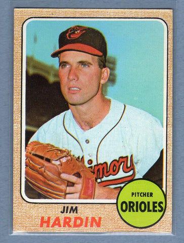 1968 Topps #222 Jim Hardin(a) EX  GO250
