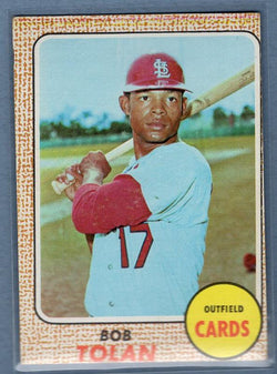 1968 Topps 84 Bob Tolan VG-EX SET BREAK